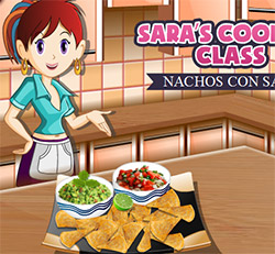 Nachos e salsa dip